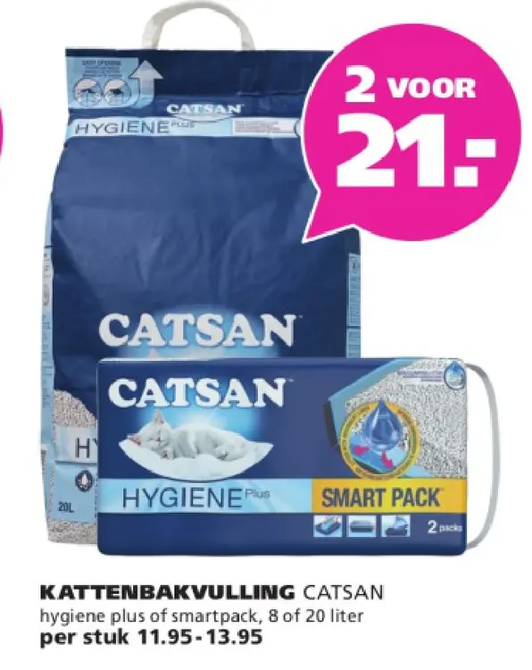 Aanbieding: Kattenbakvulling CATSAN