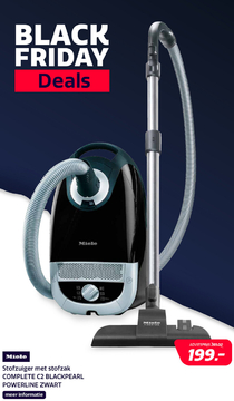 Aanbieding: Miele COMPLETE C2 BLACK PEARL POWERLINE ZWART