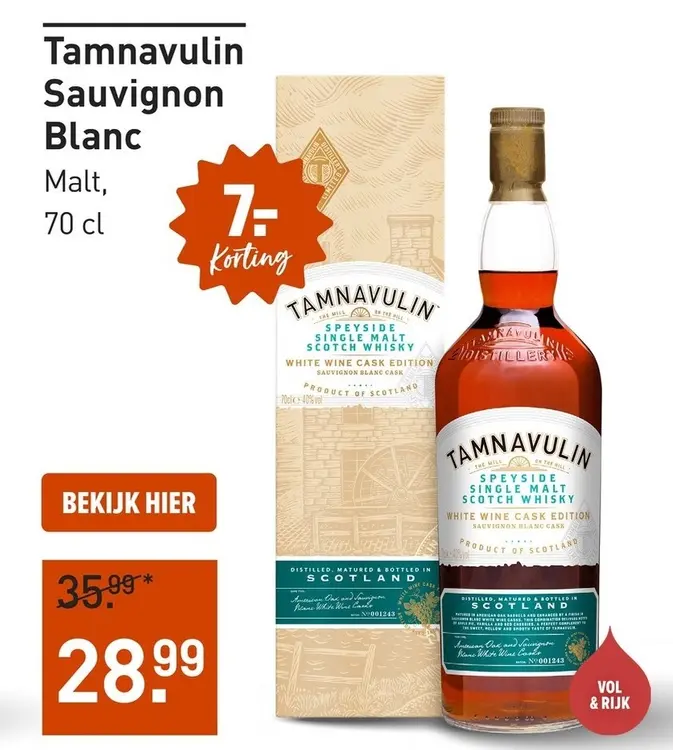 Aanbieding: Tamnavulin Sauvignon Blanc