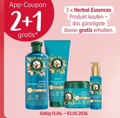 Aanbieding: Herbal Essences Repair Marokkanisches Arganöl