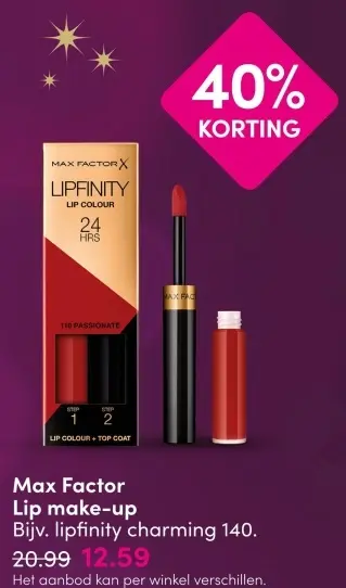 Aanbieding: Lipfinity Lip Colour