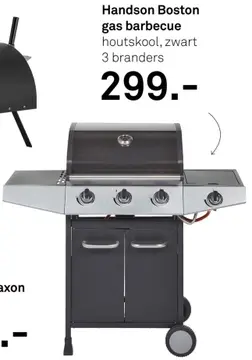 Aanbieding: Handson Boston gas barbecue
