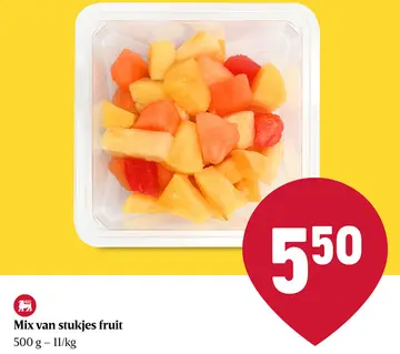 Aanbieding: Mix van stukjes fruit