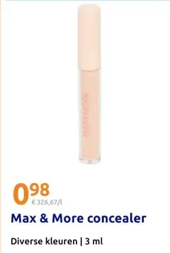 Aanbieding: Max & More concealer
