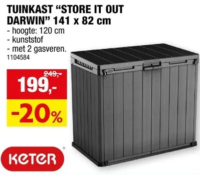 Promotie: Tuinkast "Store It Out Darwin"