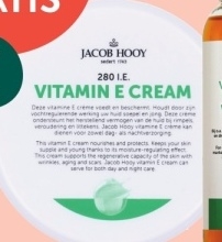 Aanbieding: Jacob Hooy Vitamine E Crème - 140ml