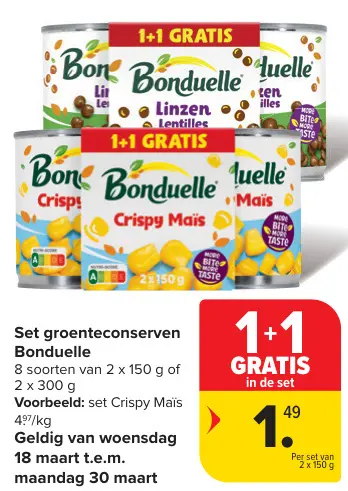 Promotie: Set groenteconserven