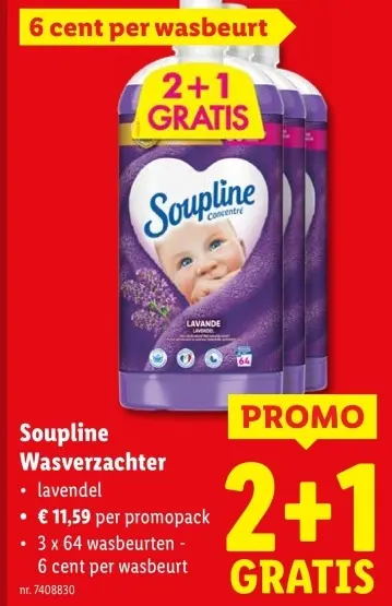Aanbieding: Soupline Wasverzachter