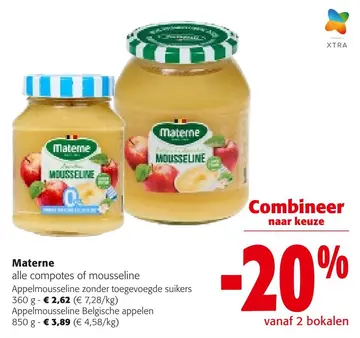 Aanbieding: Materne alle compotes of mousseline
