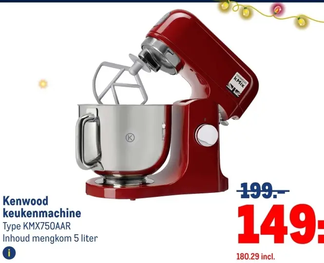 Aanbieding: Kenwood keukenmachine