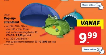 Aanbieding: Pop-up strandtent