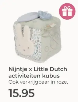 Aanbieding: Nijntje x Little Dutch activiteiten kubus