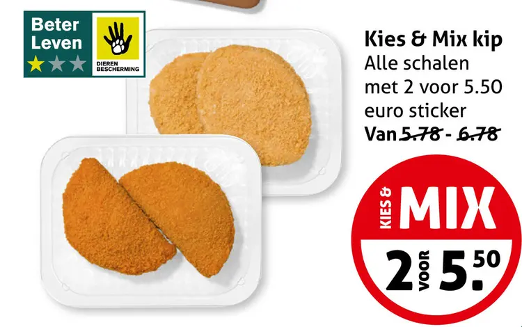 Aanbieding: Kies & Mix kip