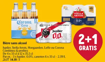 Offre: Bière sans alcool