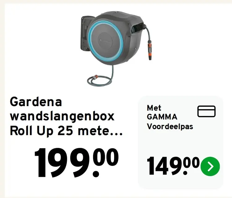 Aanbieding: Wandslangenbox Roll Up