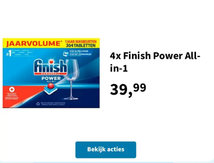 Aanbieding: Finish Power All-in-1