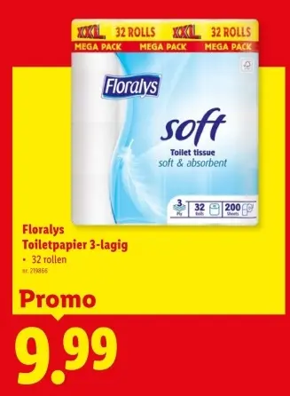 Promotie: Toiletpapier