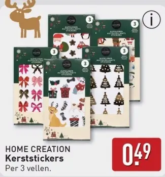 Aanbieding: Kerststickers