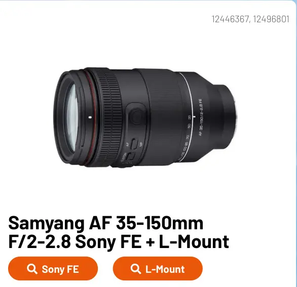 Promotie: AF 35-150mm F/2-2.8