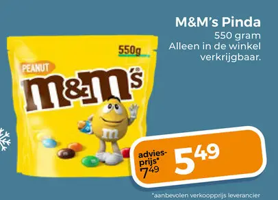 Aanbieding: M&M's Pinda