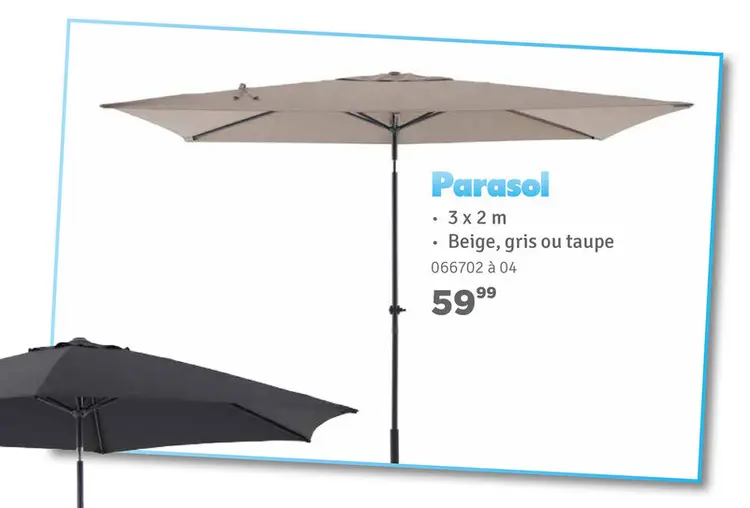 Offre: Parasol