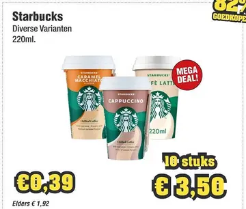 Aanbieding: Starbucks