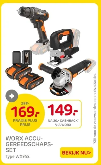 Aanbieding: Accu-gereedschaps-set