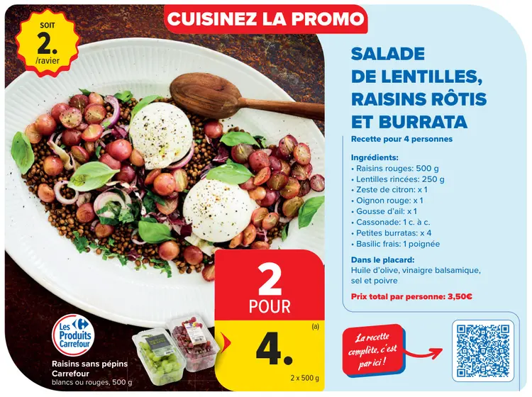 Offre: Raisins sans pépins