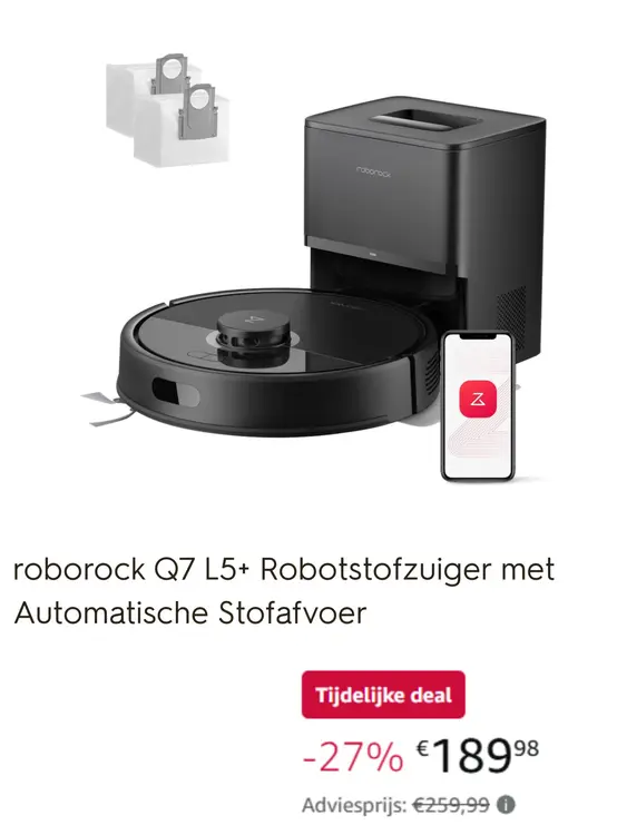 Aanbieding: Roborock S7 MaxV Ultra