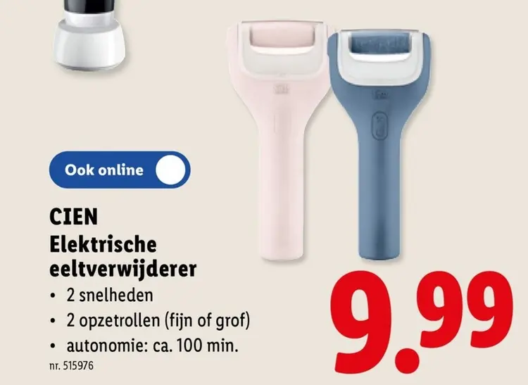 Promotie: Elektrische eeltverwijderer