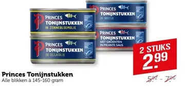 Aanbieding: Princes Tonijnstukken