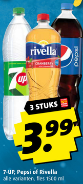 Aanbieding: 7-UP, Pepsi of Rivella