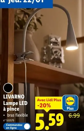 Offre: Lampe LED à pince