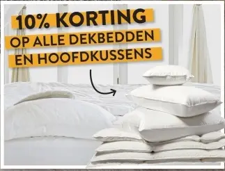 Aanbieding: Dekbedden en Hoofdkussens