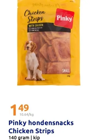 Aanbieding: hondensnacks Chicken Strips