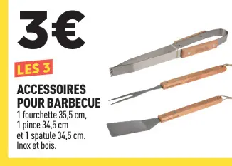 Offre: Accessoires pour barbecue