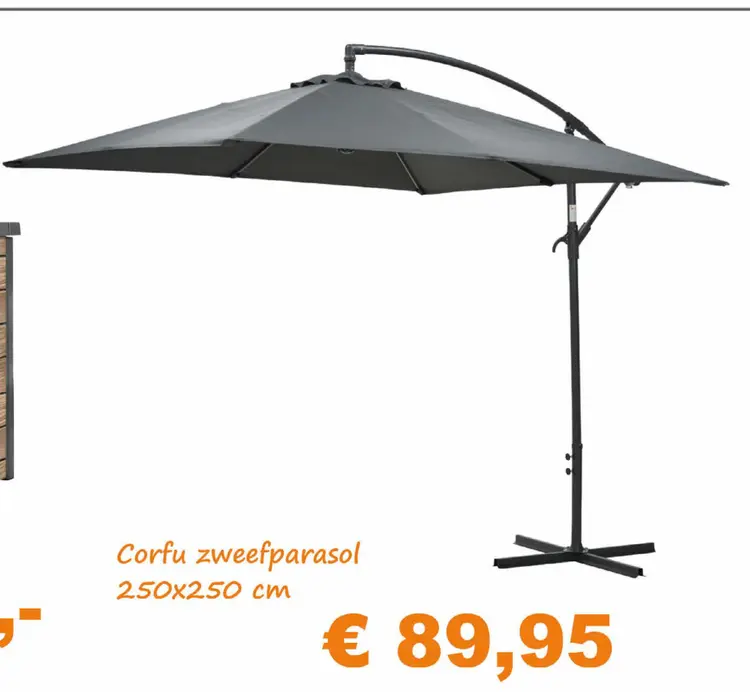 Aanbieding: Corfu zweefparasol