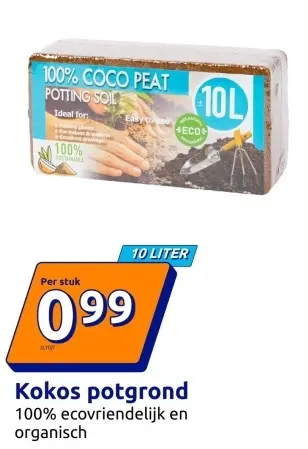 Promotie: Kokos potgrond