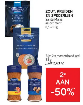 Promotie: Zout, kruiden en specerijen