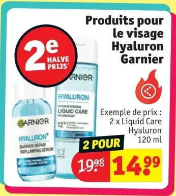 Offre: Produits pour le visage Hyaluron