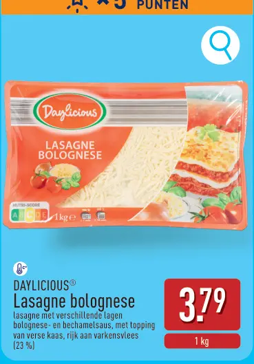 Promotie: Lasagne bolognese