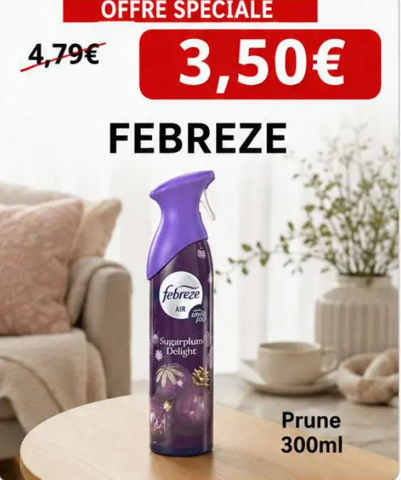 Offre: FEBREZE AIR Sugarplum Delight