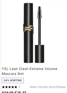Aanbieding: YSL Lash Clash Extreme Volume Mascara