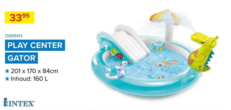 Promotie: Kinderzwembad Gator 170x201x84 cm