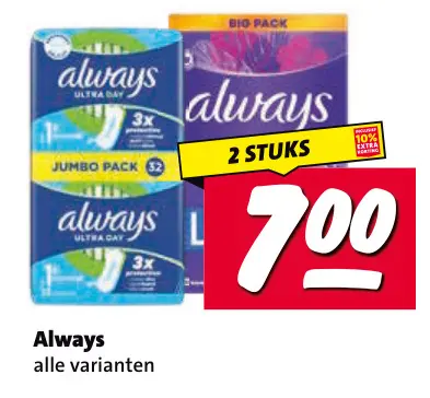 Aanbieding: Always