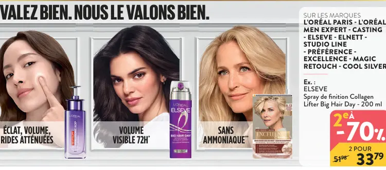 Offre: Spray de finition Collagen Lifter Big Hair Da