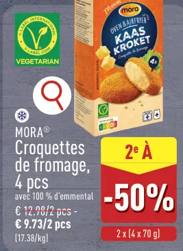 Offre: Croquettes de fromage