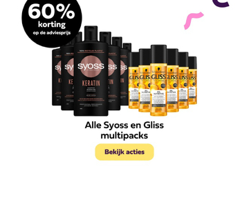 Aanbieding: Syoss en Gliss multipacks