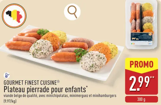 Offre: Plateau pierrade pour enfants