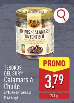 Offre: Calamars à l'huile